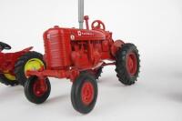 TRACTOR MODELS: Four&nbsp;scale die-cast tractor models of various manufacturers including Farmall, International, Massey-Ferguson - 4
