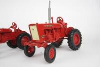 TRACTOR MODELS: Four&nbsp;scale die-cast tractor models of various manufacturers including Farmall, International, Massey-Ferguson - 5