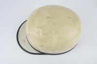 HELMET: A 1950s racing helmet with peak by Vanguard England - 3