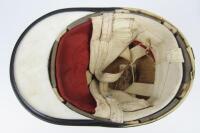HELMET: A 1950s racing helmet with peak by Vanguard England - 5
