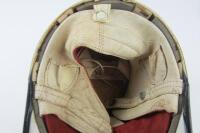 HELMET: A 1950s racing helmet with peak by Vanguard England - 7