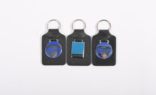KEYRINGS: Three keyrings for Japanese marques and models including Mazda and Mazda Rx7