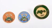 PHILLIP ISLAND: Three badges related to Phillip Island events including Shabon 1981 Phillip Island Classic and Shannon's 1994 & 1996 Cavalcade badges