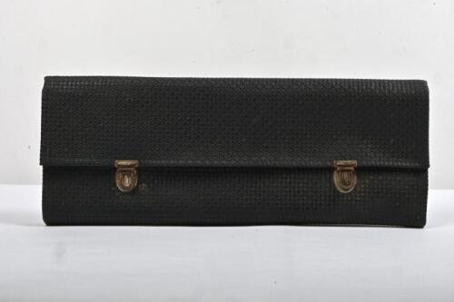 TOOL ROLL: A circa 1960s tool roll case, likely off a high end European vehicle like Ferrari, 40cm wide