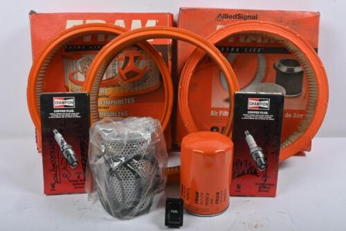JENSEN / CHRYSLER: 3 FRAM Air filters, 2 FRAM Oil filters, 16 Champion Copper Plus Spark Plugs