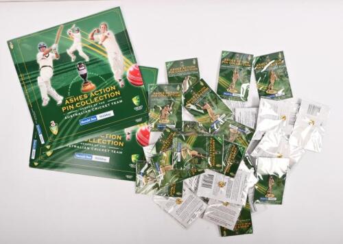 THE ASHES: A collection of the 'Ashes Action Pin Collection' by the Herald Sun