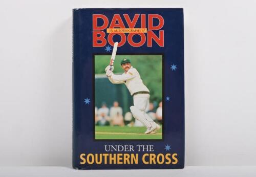 DAVID BOON: A hardcover edition of 'The Autobiography of David Boon Under the Southern Cross' personally inscribed and signed by Boon