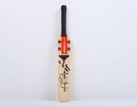 MARK TAYLOR: A mini wooden Gray Nicolls cricket bat autographed by Mark Taylor