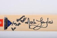MARK TAYLOR: A mini wooden Gray Nicolls cricket bat autographed by Mark Taylor - 2