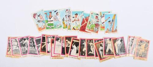 SWAP CARDS: A Collection of cricket related swap cards by Sunicrust including Australian and English players