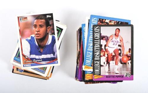 NBA CARDS: A large collection of NBA cards mostly from the mid to late 1990s, including names such as Charles Barkley, Dennis Rodman, Karl Malone, Scottie Pippen, Larry Bird and others