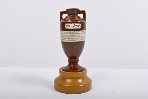 THE ASHES: A small ceramic replica of 'The Ashes' Urn