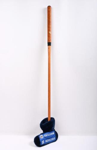 ERICSSON MASTERS: An interesting 'Synergy' putter by Golf Design USA for the Ericsson Masters, genuine hickory wood shaft