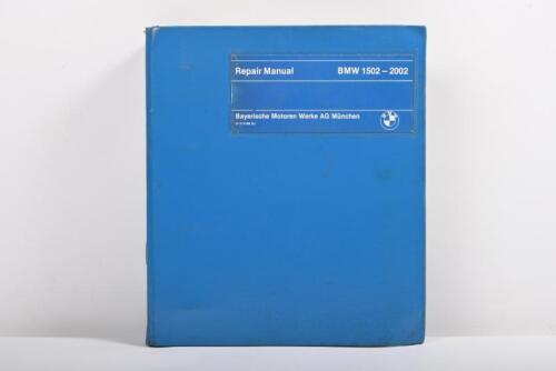 B.M.W: An original circa 1970's 'BMW 1502-2002 - Repair Manual', details maintenance and repair work for B.M.W cars