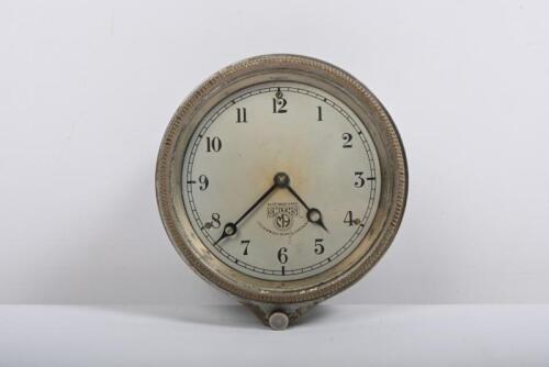 SMITHS: A English Smiths 8-Day front wind car clock for dash
