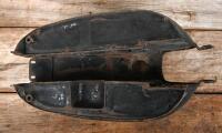 VINCENT: A Vincent HRD Series 'B' Rapide petrol tank with narrow carburettor cut-out - 7