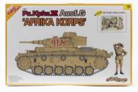 CYBER HOBBY: A NOS 1:35 scale Cyber Hobby Pz. Kpfw. III Ausf. G "Africa Korps" with Africa Korps figures Sealed Model Kit