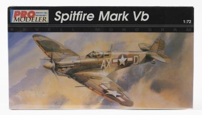 REVELL: A NOS 1:72 scale Revell Pro Modeler Spitfire Mark Vb Sealed Model Kit