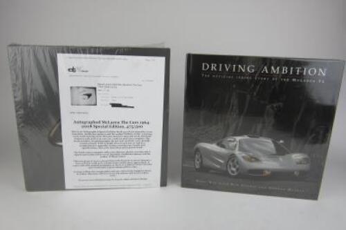 McLAREN: Three McLaren related items (signed G. Murray, L.Hamilton & 3 others)