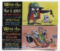 HAWK: 2 NOS Hawk Model Company "Endsville Eddie" & "Wade A. Minut" Sealed Model Kits
