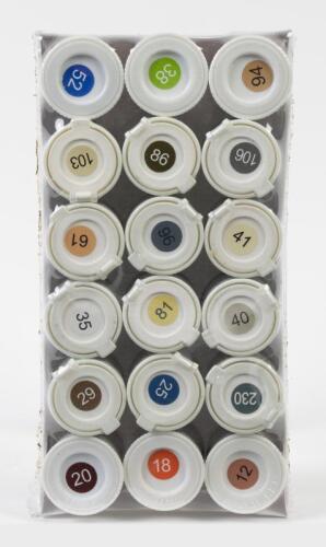 HUMBROL: 18 NOS Unused Sealed Humbrol Acrylic Paint assorted colors