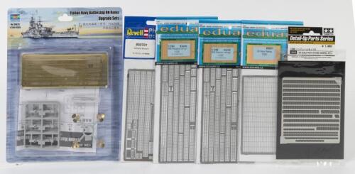 RAILINGS: 6 NOS sealed 1:350 scale ship railings including Trumpeter Italian Roma Upgrade Set