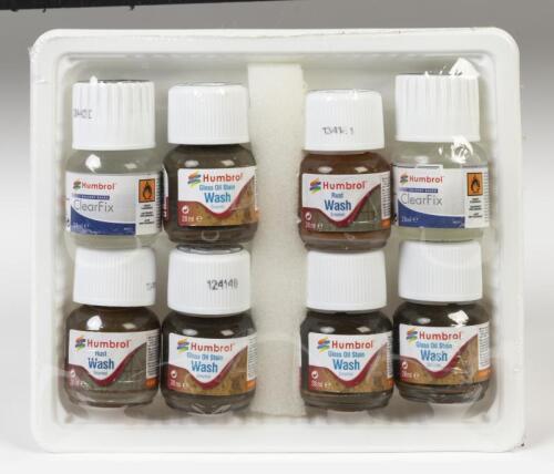 HUMBROL: 8 NOS Unused Humbrol Washes and Clearfix Products