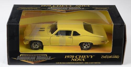 CHEVROLET: A NOS 1:18 scale American Muscle Chevrolet 1970 Nova die-cast model with opening parts