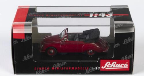 DKW: A NOS 1:43 scale Schuco DKW 3/6 Cabrio die-cast model