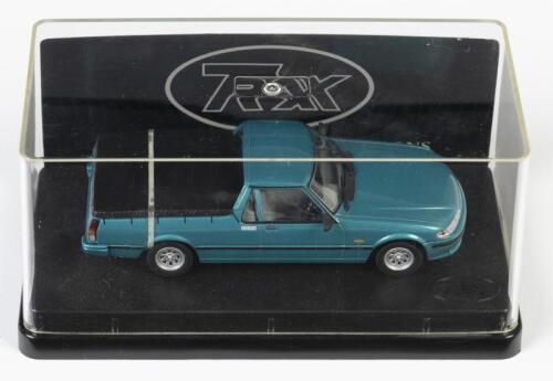 FORD: A NOS 1:43 scale Trax Ford Falcon XH Tradesman Ute Reef Green die-cast model