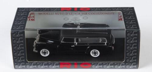 MERCEDES-BENZ: A NOS 1:43 scale RIO Models Mercedes-Benz 1960 300D Hearse die-cast model made in Italy