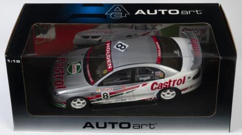 HOLDEN: A NOS 1:18 scale Autoart Holden VT Commodore #8 Russell Ingall 2000 "Castrol" die-cast model with opening parts & numbered Certificate of Authenticity