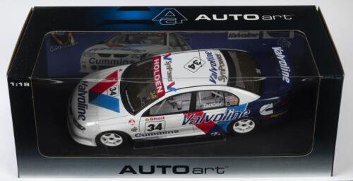 HOLDEN: A NOS 1:18 scale Autoart Holden VT Commodore #34 Garth Tander 2000 "Valvoline" die-cast model with opening parts & numbered Certificate 0f Authenticity