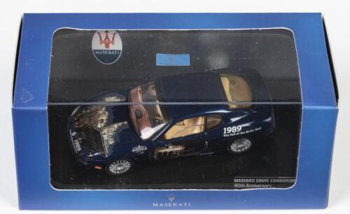 MASERATI: A NOS 1:43 scale IXO Models Maserati Coupe Cambiocorsa 1989 The Fall of the Berlin Wall die-cast model
