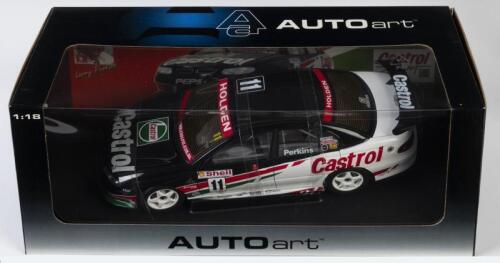 HOLDEN: A NOS 1:18 scale Autoart Holden VT Commodore #11 Larry Perkins 2000 "Castrol" die-cast model with opening parts & numbered Certificate of Authenticity