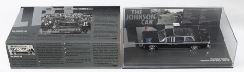 LINCOLN: A NOS 1:43 scale Minichamps Lincoln 1964 Continental X-100 Presidential Parade Vehicle "Quick Fix" L.B. Johnson die-cast model