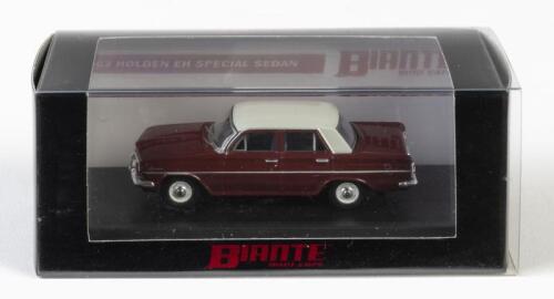 HOLDEN: A NOS 1:64 scale Biante Holden 1963 EH Special Sedan Winton Red die-cast model