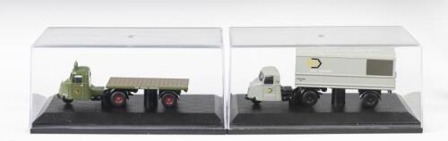 SCAMMELL: 2 NOS 1:76 scale Oxford Models Scammell Scarab vehicles die-cast models