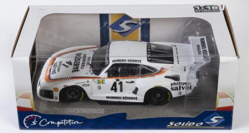 PORSCHE: A NOS 1:18 scale Solido Porsche 935 K3 Le Mans 1979 Winner die-cast model with opening doors