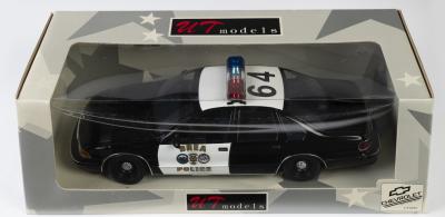 CHEVROLET: A NOS 1:18 scale UT Models Chevrolet Caprice California Police Car die cast model with opening parts