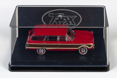 FORD: A NOS 1:43 scale Trax Ford XL Falcon Squire Wagon Waratah Red die-cast model