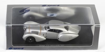 DELAGE: A NOS 1:43 scale Spark Models Delage 1937 V12 Labourette