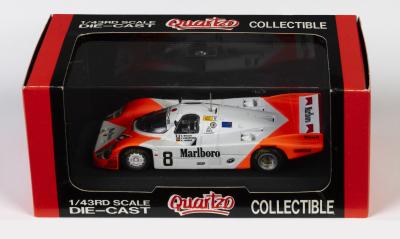 PORSCHE: A NOS 1:43 scale Quartzo models Porsche 956 Long Tail "Marlboro" 1983 Le Mans die-cast model