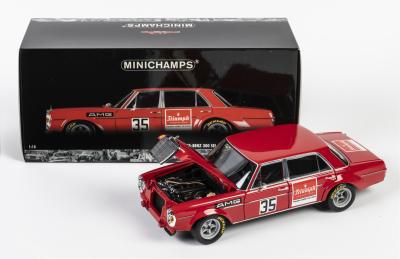 MERCEDES-BENZ: A NOS 1:18 scale Minichamps Mercedes-Benz 300 SEL 6.8 #35 Hockenheim die-cast model with opening bonnet, doors & boot