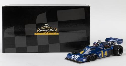 TYRRELL: A NOS 1:18 scale Exoto Tyrrell P34 Grand Prix of Japan 1976 #4 Patrick Depailler die-cast model