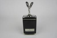 ROLLS-ROYCE: A 'Rolls-Royce Motor Cars Goodwood' decorative desk piece adorned by Skyes' Spirit of Ecstasy