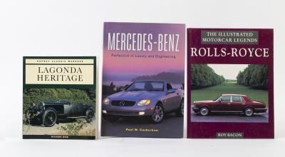 BOOKS: 3 NOS Motoring Books on the Classic Marques of Lagonda, Mercedes-Benz & Rolls-Royce