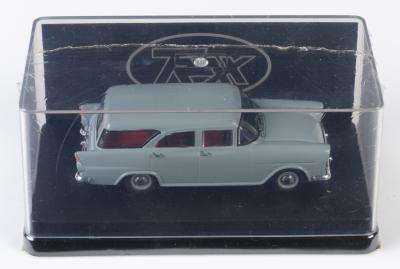 HOLDEN: A NOS 1:43 scale Trax Holden FB Standard Station Sedan in Seagull Grey die-cast model