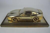FERRARI: A fine desk sculpture depicting a Ferrari 550 Maranello