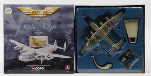 CORGI: A NOS 1:144 scale Corgi The Aviation Archive 1st Issue Avro York "Skyways" die-cast model